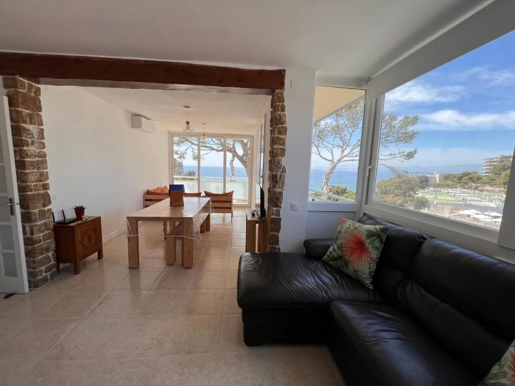 Sea view from living room